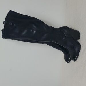 Franco Sarto Sleek Black Heeled Boots